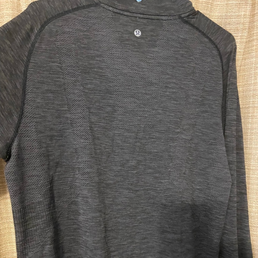 LuluLemon Black Heather ¼ Zip Pullover